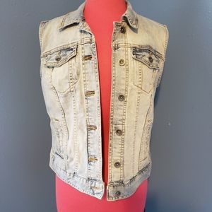 Merona denim vest